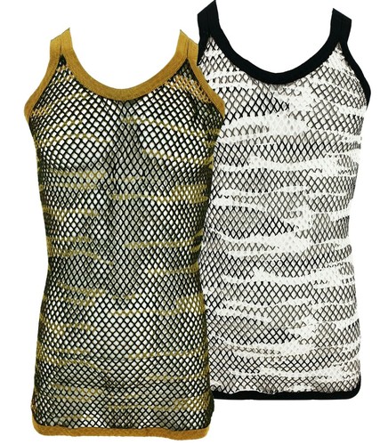 Homme Ajusté Camouflage Rasta Jamaica Rayure 100% Coton Corde Gilet Maille Haut - Picture 2 of 6