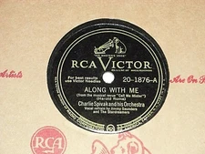 CHARLIE SPIVAK-Along With Me (1946) RCA VICTOR 10" 78 RPM Shellac Single