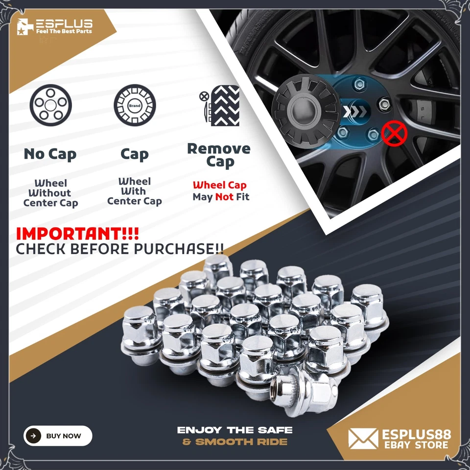 Tuerca cromada 24 piezas OEM M12x1,25 apta para Nissan NP300/NV350/Pathfinder/Titanio/Xterra Foto 4 de 4