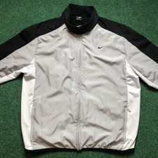 Vintage Nike Andre Agassi Track Jacket Windbreaker Sz Medium Black SAMPLE