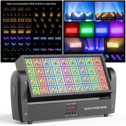 4 sztuki 250W Wallwasher Światło sceniczne RGBW 36LED DMX Strobe Moving Head DJ Reflektor - Zdjęcie 9 z 21