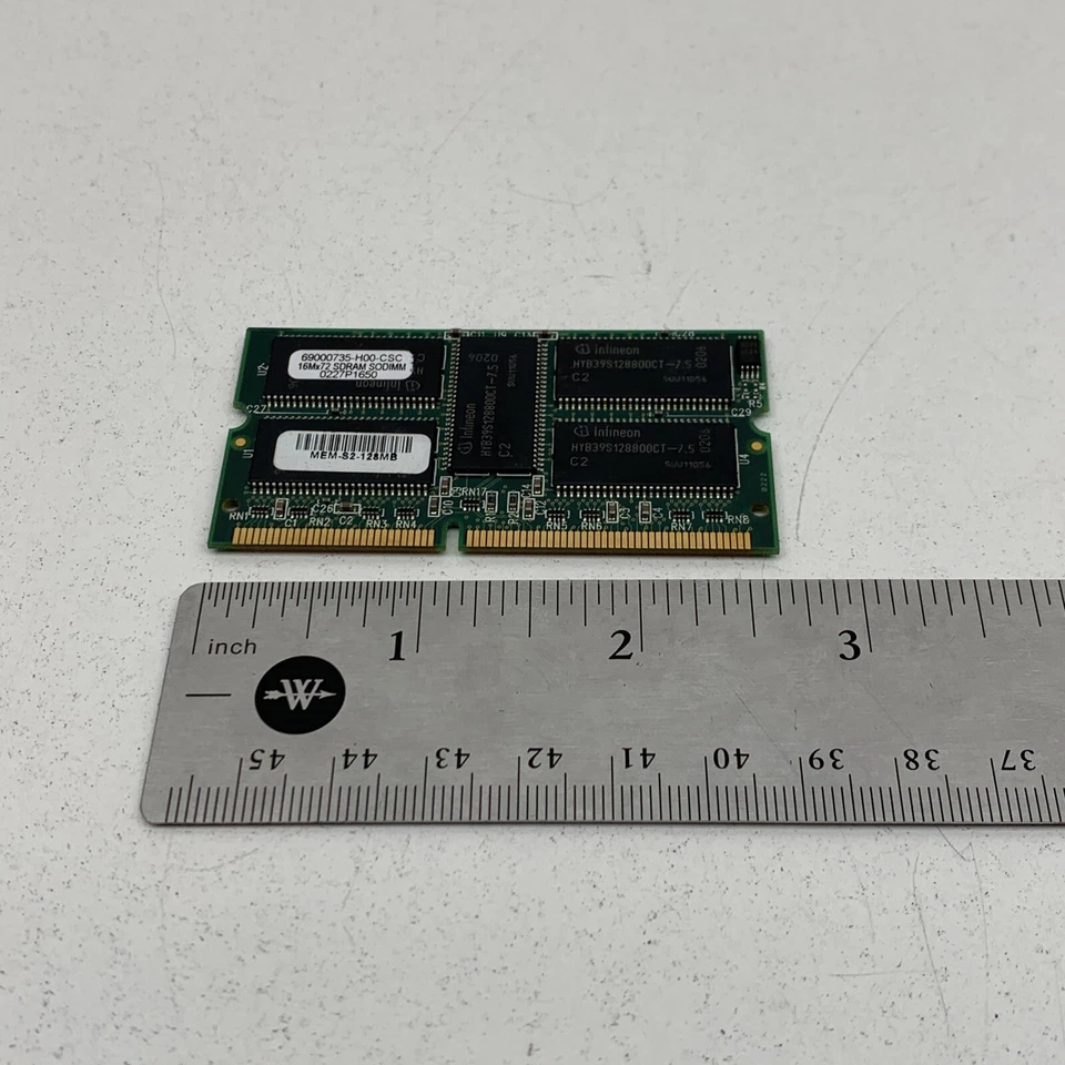 PNY 69000735-H00-CSC SDRAM SoDimm Memory Module 128MB MEM-S2-128MB - Image 3 of 4