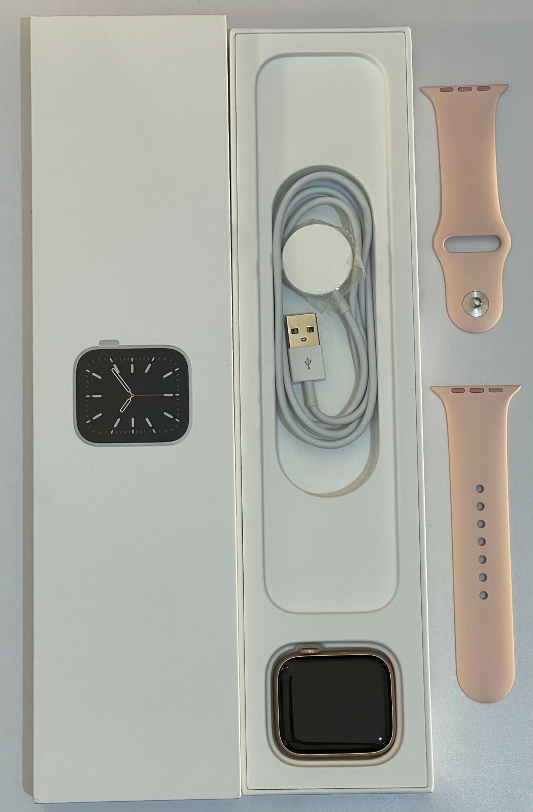 Apple Watch Series 6 GPS 44mm Aluminum Case with with Pink Sand Sport Band  for sale online | eBay