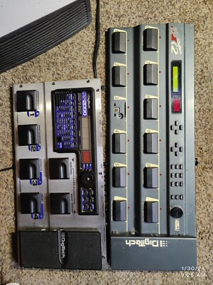 3 DIGITECH GUITAR PEDALS PARTS NON-FUNCTIONAL 