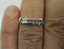 Platinum Diamond Wedding Band Diamond .40 Carat F-VS2 5.0 Grams Value 4,750