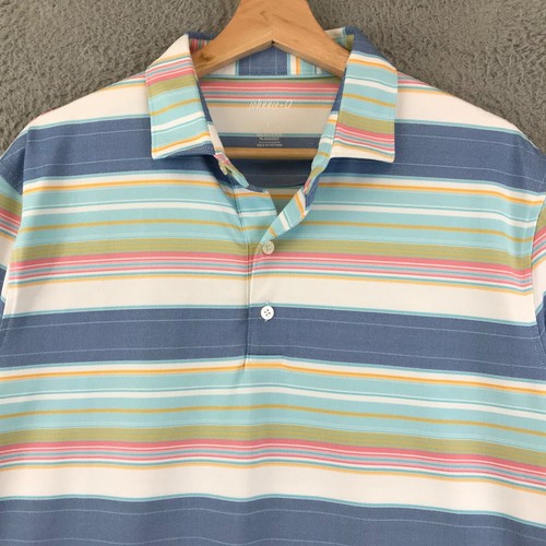 johnnie-O Erwin Lake Polo Multi Colored Stripe size L - 第 3/9 張圖片