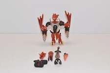 Xevoz Reptosaur Firedrake Figure Accessories and Helix Hasbro STIKFAS Wave 4