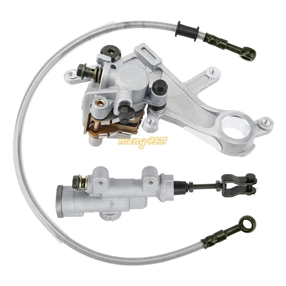 Rear Brake Caliper & Master Cylinder w/Hose Assembly for Honda CR125R CR250R - Image 3 of 4