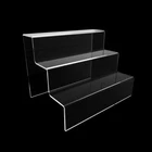 Decorative staircase goods presenter stairs display 20 cm wide, 3 steps (190425-2)