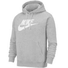 Image of Nike Big Chest Logo Men's Sportswear Club Fleece Pullover Hooded Sweatshirt