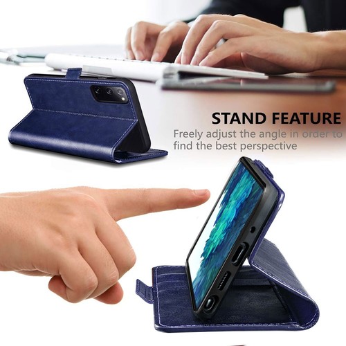 For Samsung Galaxy S20 FE 5G Case Shockproof Leather Wallet Cover / Accessories - Picture 18 of 25
