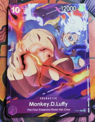 Monkey.D.Luffy P-041 Gear 5 Expo FOIL (CS 2024 Participation) - One Piece Promo