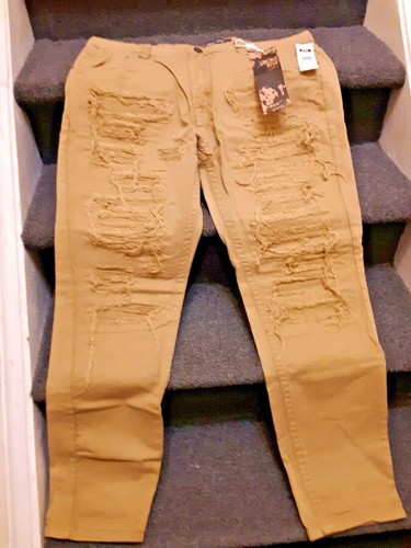 Smoke Rise MEN RIPPED DISTRESSED 
