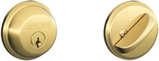 Schlage - B60N/B60L Deadbolt Keyed 1 Side, Highest Residential Security