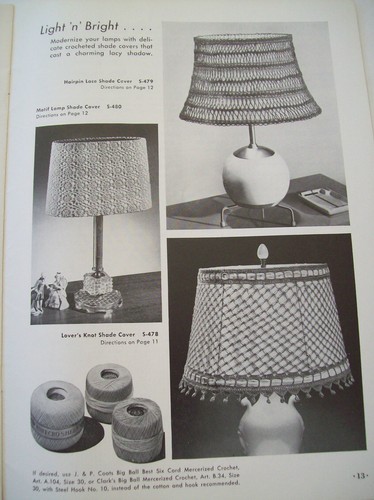 Coats & Clarks Modern Trends Hairpin Lace Crochet Swedish Weaving Pattern Book - 第 4/6 張圖片