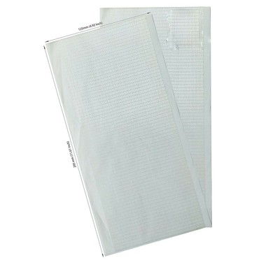 Cricketschläger durchsichtig Anti-Abrieb-Folie mit Kantenband 2er-Pack