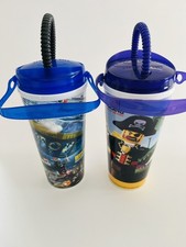 Legoland New York and California Collectible Travel Cups Handle Lid Straw 24 oz