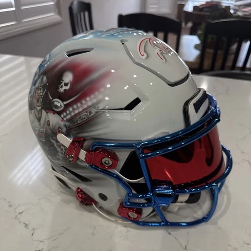 Tom Brady Signed Custom Speed Flex Authentic Helmet Fanatics Auto