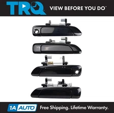 TRQ Exterior Outer Outside Door Handle Set of 4 LF RF for 01-05 Honda Civic
