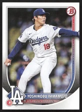 2025 Bowman #18 Yoshinobu Yamamoto Los Angeles Dodgers