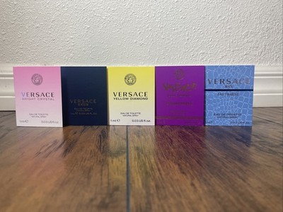 Versace Perfume sample collection 5pcs (1ml Each) NEW