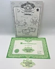 VTG 1995 Cabbage Patch Kids Bath Baby Doll Birth Certificate Instruction Mattel