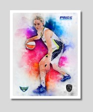 Paige Bueckers CB Dallas Wings 8x10 Art Photo Print John Rudolph Signed