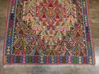 Geometric Turkish Vintage Rug,Turkish HandMade Anatolian Tribal Rug 2.7x3.2 Ft — photo 4