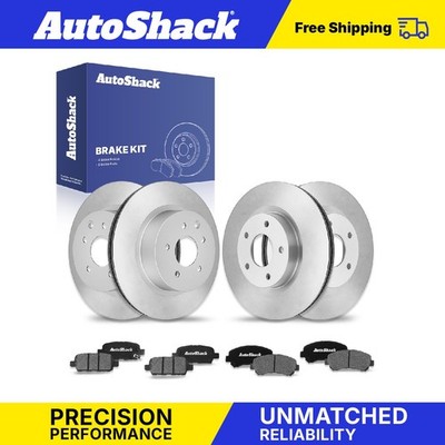 Front Rear Brake Rotors Ceramic Pads for Nissan, Rogue 2008-2013