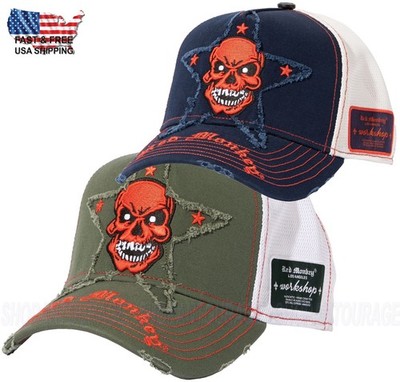 Red Monkey Money Red Baron RM1542 Limited Unisex Trucker Hat Cap | 2 Colors