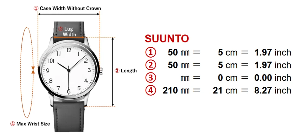 [Near MINT- / BOX] SUUNTO Core All Black Military Outdoor Men's Watch From JAPAN - image 3 of 4