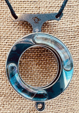 "Vicious Circle" Abalone Knife/Pendant Designed by my Son, Gavin Hawk, & Dad