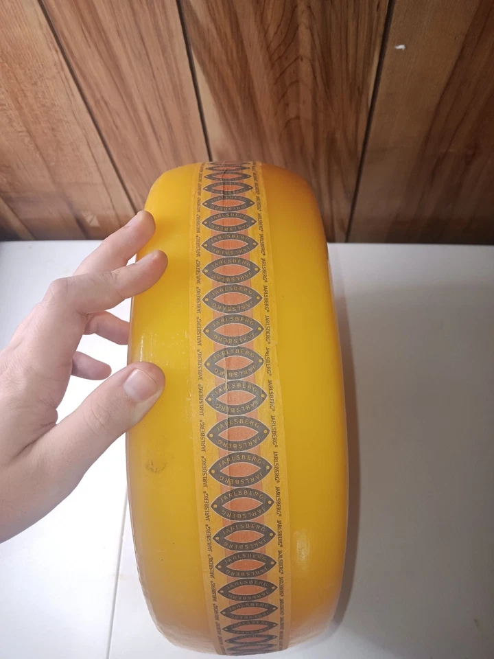 (3) Ruedas de queso sintético Jarlsberg Parrano Leerdammer Deli publicidad plástico Foto 4 de 4