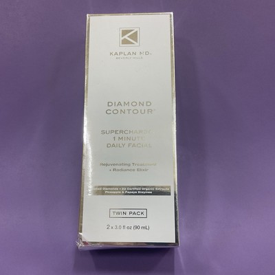 Kaplan MD Diamond Contour Supercharged 1 Minute Daily Facial TWIN PACK 2 - 3.0oz