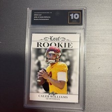 Caleb Williams 2022 Leaf Rookie Achievement Graded 10