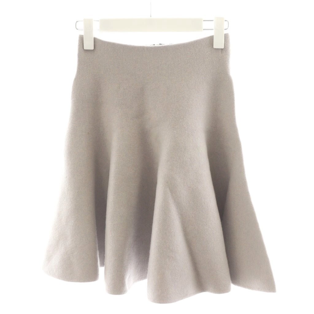Mylan Womens Gray Cashmere Knit Mini Skirt MY14AW-SK009