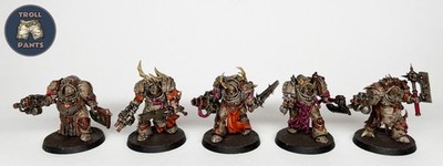 Warhammer 40k - Death Guard Chaos Marines - 5 Blightlord Terminatoren