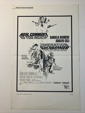 Original 1967 Operation Kid Brother Movie Pressbook Neil Connery Daniela Bianchi