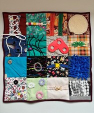 SandraBee Fidget Quilt Blanket Adults Dementia Alzheimers ADHD Autism Anxiety
