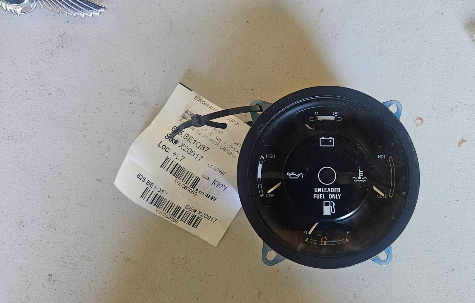 1977 - 1989 Rolls Royce Spirit Corniche Instrument Cluster 4 in 1 Gauge UB70912