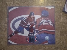 Cole Caufield Montreal Canadiens Game Used Stick Picture With Coa