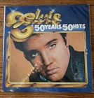 Vintage 1985 Elvis Presley 50 Years 50 Hits Vinyl 3 Record Set NM VG+ VG