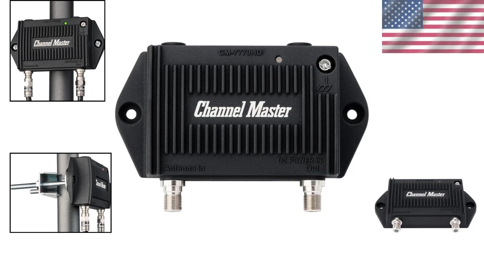 Indoor/Outdoor TV Antenna PreAmp, LTE Filter, Signal Booster - Image 2 of 4