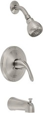 Glacier Bay Tub Shower Faucet Brushed Nickel Valve Included New