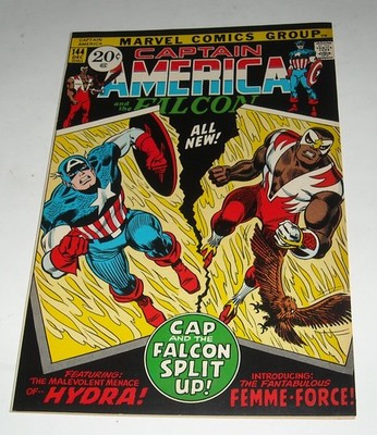 CAPTAIN AMERICA & FALCON # 144 MARVEL Comics 1971 KEY HIGHER GRADE NEW COSTUME