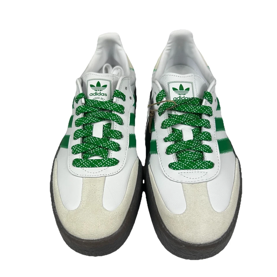ZAPATOS ADIDAS ORIGINALES MUJER SAMBAE OG Talla 9 IE9105 100 Blanco/Verde/Blanco roto Foto 4 de 4