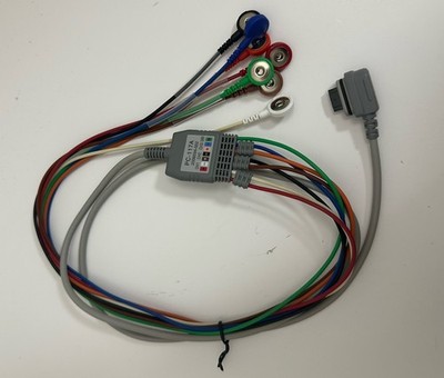 GE SEER Light Holter Compatible 7-lead Snap ECG Cable PC-117A 2008594-002 Long
