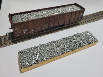 H0 Ladegut Schrottladung Aluminium, 4 achs. off. Guterwagen Liliput Eaos