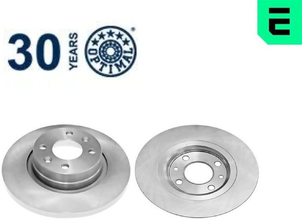 2X Bremsscheibe Optimal BS-8270C 2 Bremsscheiben Vorderachse Vorne-image
