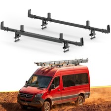 65.4 Universal Truck Ladder Rack Roof Ladder Holder For Ram Promaster 600 Lbs
